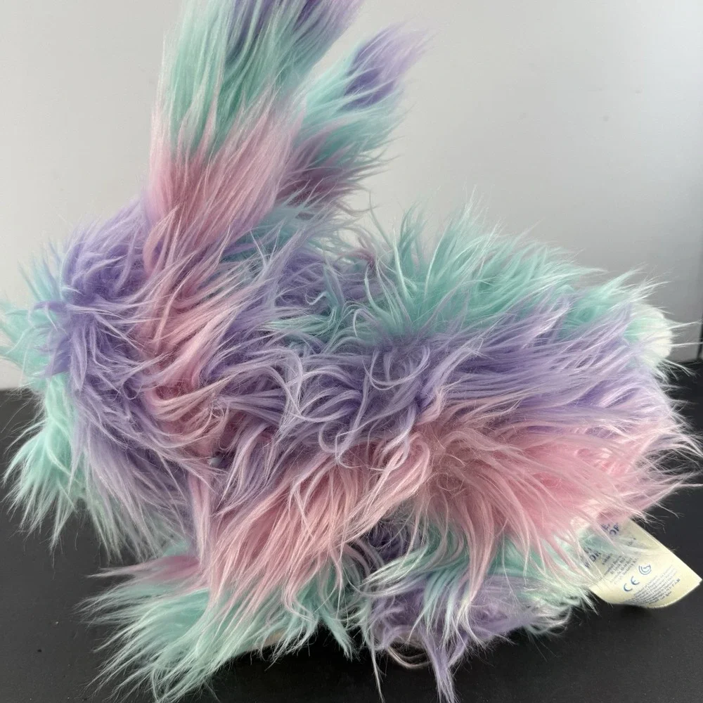 Build A Bear Pastel Fuzzy Bunny Rabbit Plush 14
